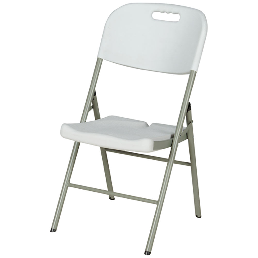 Chaise pliante blanche