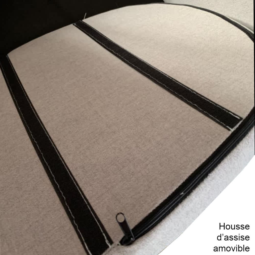 Chaise de salle à manger Iris grise pâle VERTUO