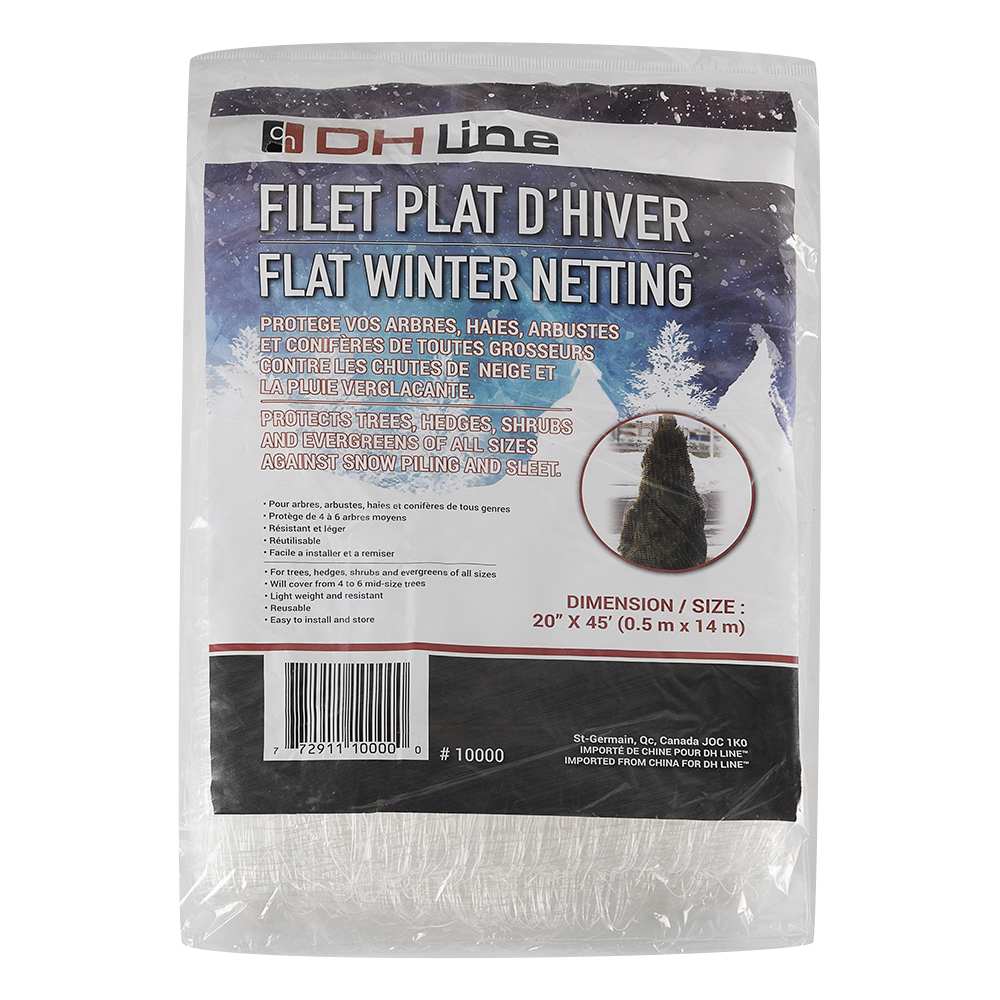 Filet de protection hivernale 20&nbsp;po&nbsp;x&nbsp;45&nbsp;pi