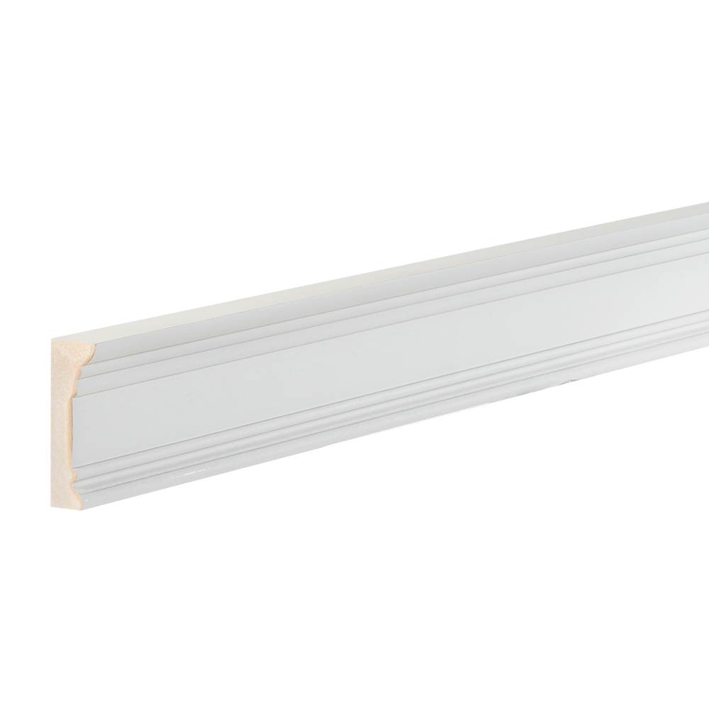 Architrave en fibre de bois 1 1/4 po x 3&nbsp;3/4&nbsp;po&nbsp;x 8 pi