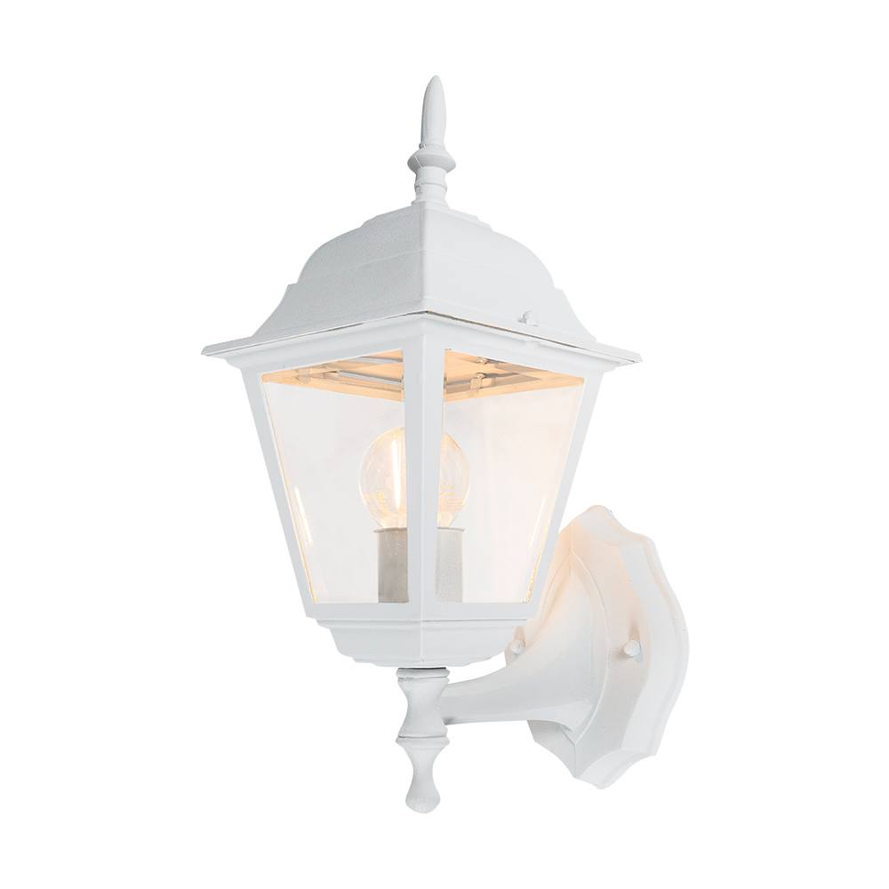 1-Light Outdoor Wall Mount White