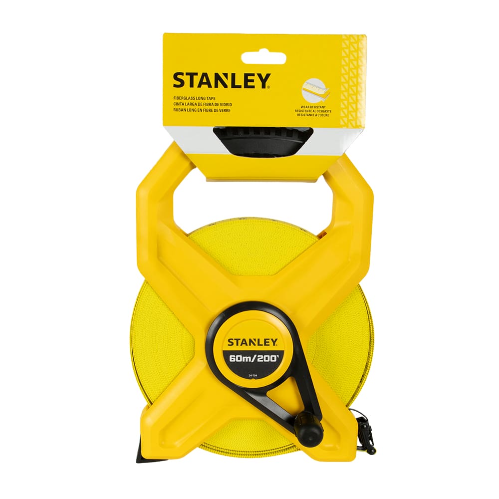 Ruban à mesurer LongTape 200&nbsp;pi/60&nbsp;m&nbsp;x&nbsp;1/2 po STANLEY