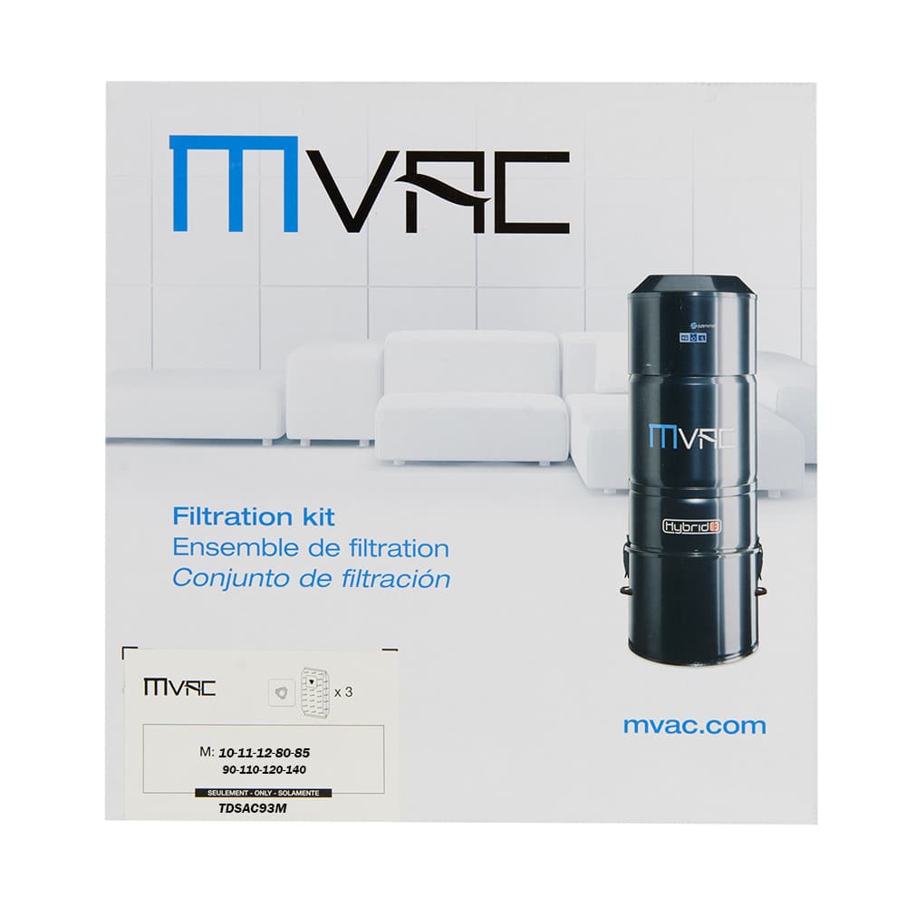 Sacs pour aspirateur central Mvac Pqt/3