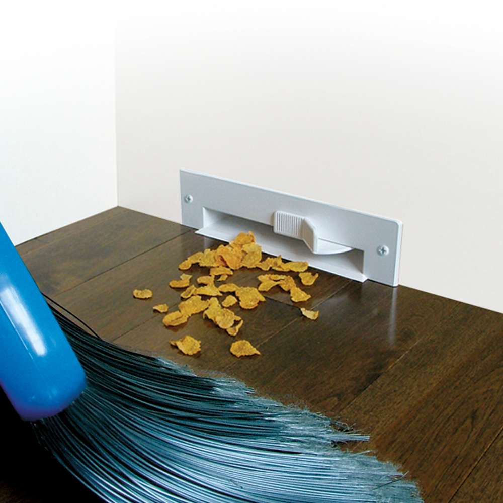 Porte-poussière pour aspirateur central