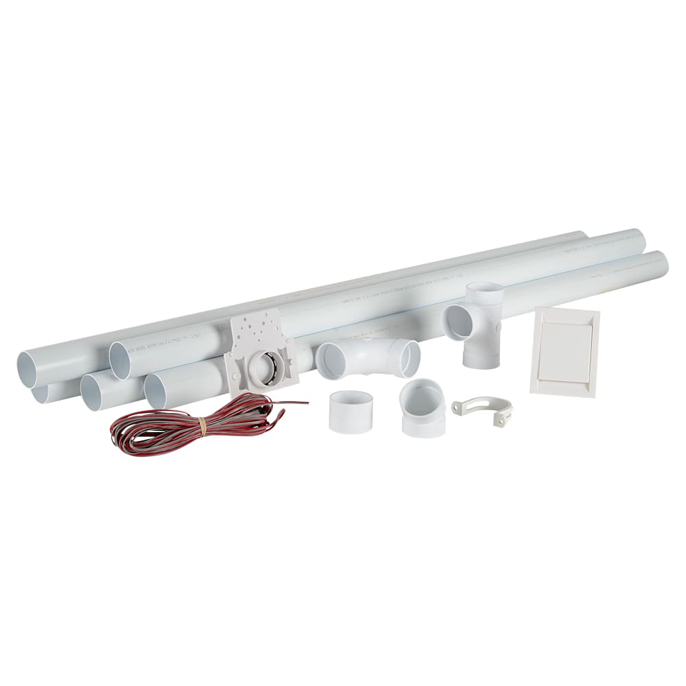 Ensemble d'installation 3 prises pour aspirateur central