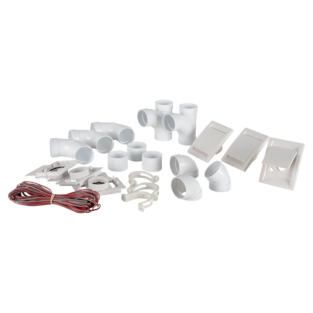 3 Outlets Installation Kit for Central Vacuum