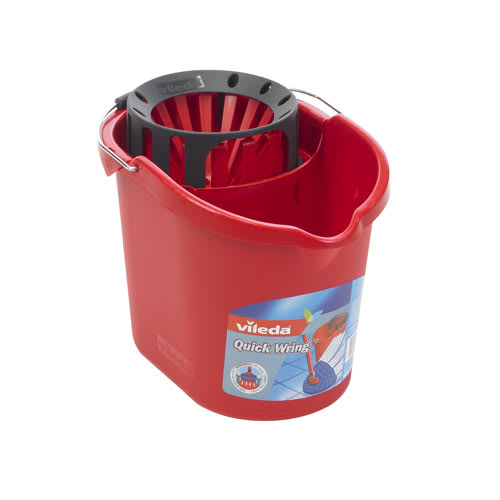 Seau gradué en plastique avec essoreuse 10 L VILEDA