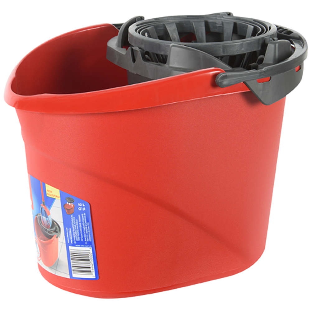 Seau gradué en plastique avec essoreuse 10 L VILEDA