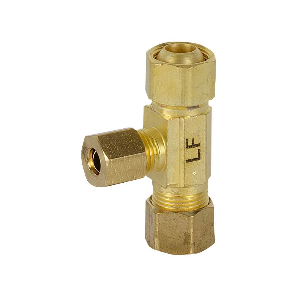 Té à compression 3/8 po x 3/8 po x 1/4 po