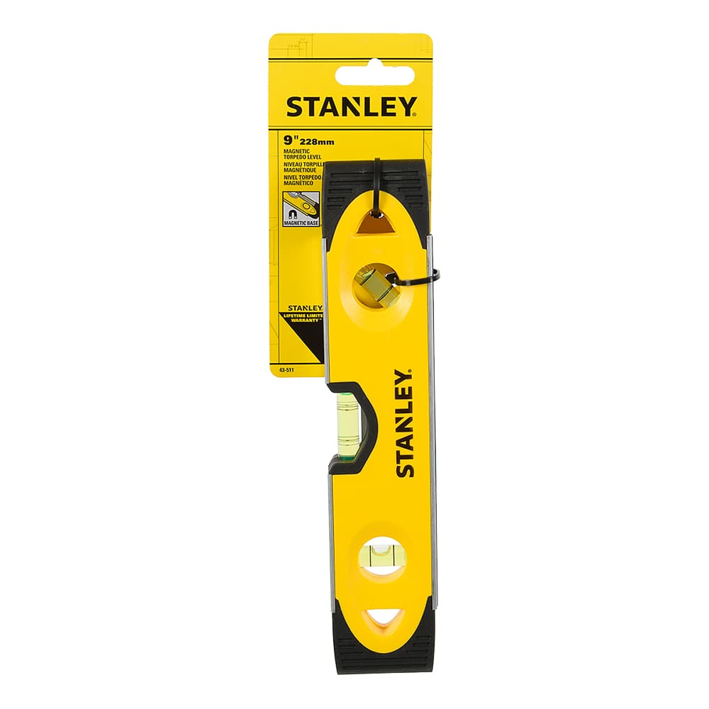 Niveau torpille aimanté 9 po STANLEY