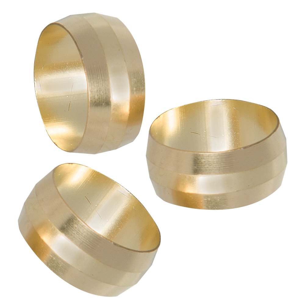 Anneaux de compression en laiton 5/8 po Pqt/3