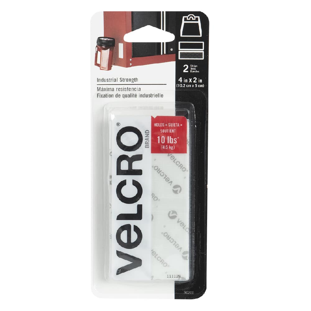 Bandes adhésives VELCRO® 2 po x 4&nbsp;po Qualité industrielle