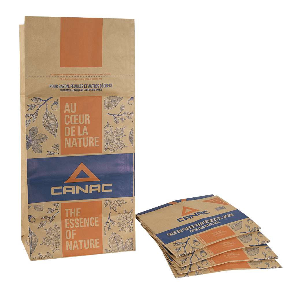 Sacs pour résidus de jardinage 113 L Pqt/5