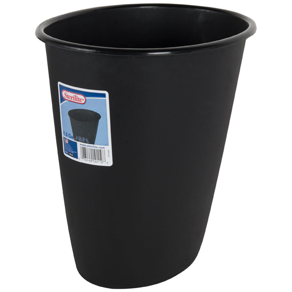 Poubelle noire 5,7 L