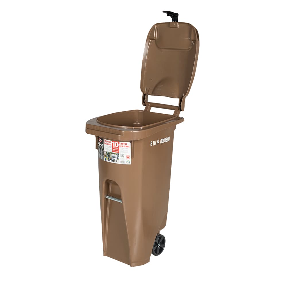 IPL Mastercart Wheeled Bin Brown 80&nbsp;L
