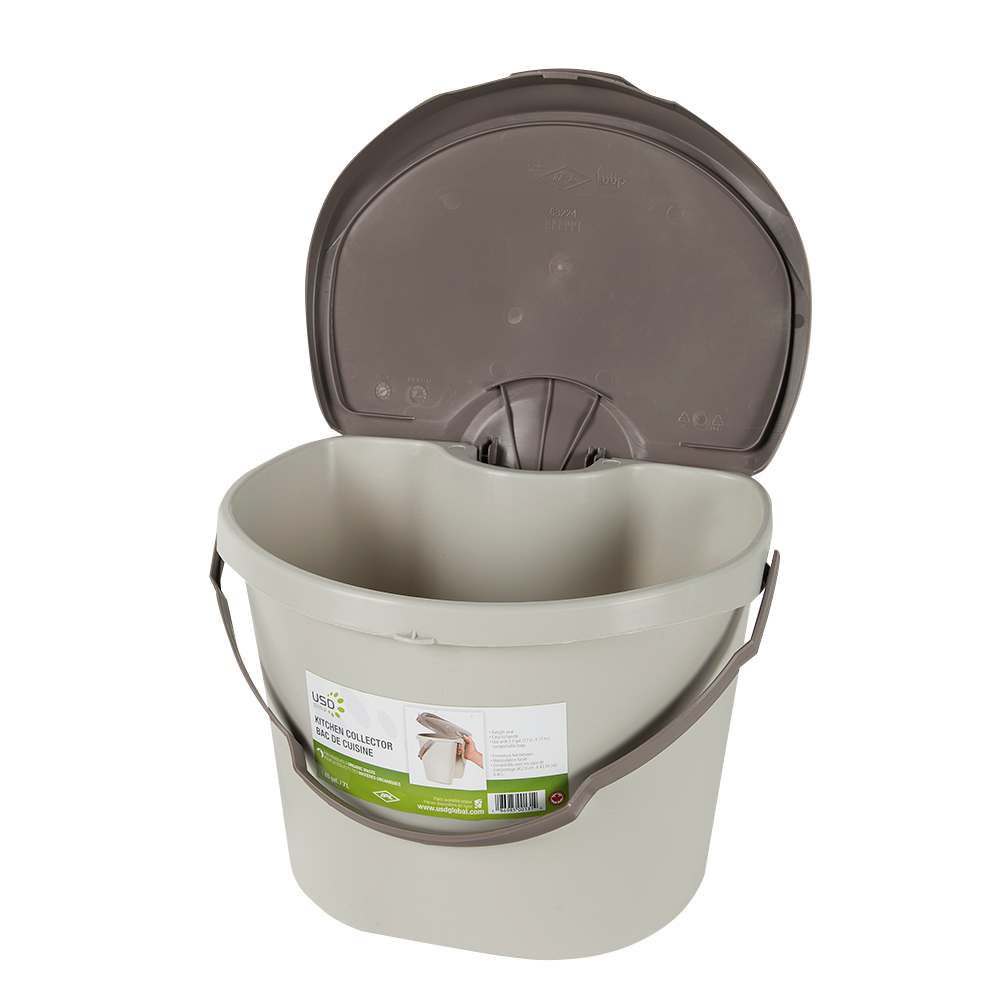 Bac de cuisine pour matière organique 7 L