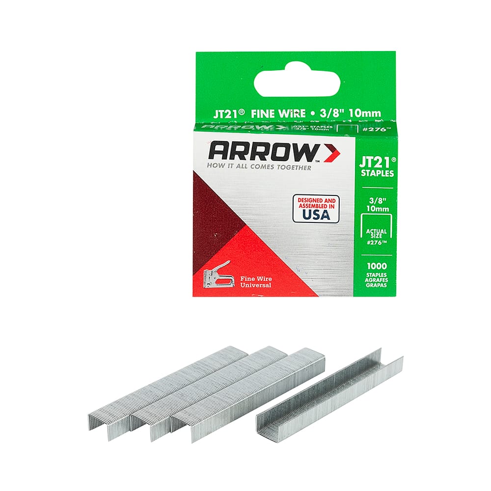 Agrafes JT21-T27 3/8 po Pqt/1&nbsp;000