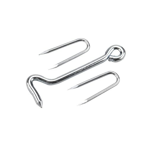 Crochet et agrafes à barrière 5 po