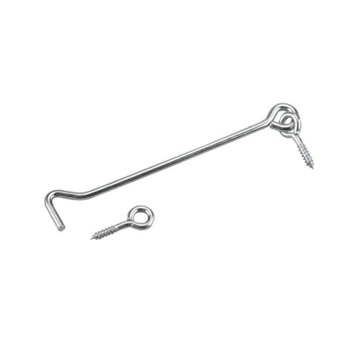 Crochet et anneaux de porte 8 po