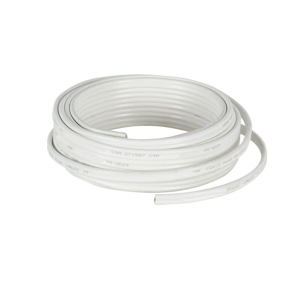 Fil électrique d'intérieur NMD-90, 14/2 blanc 5 m