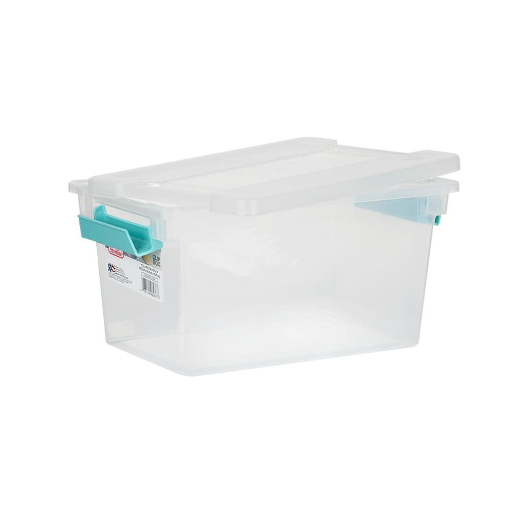 Bac de rangement avec couvercle clip moyen