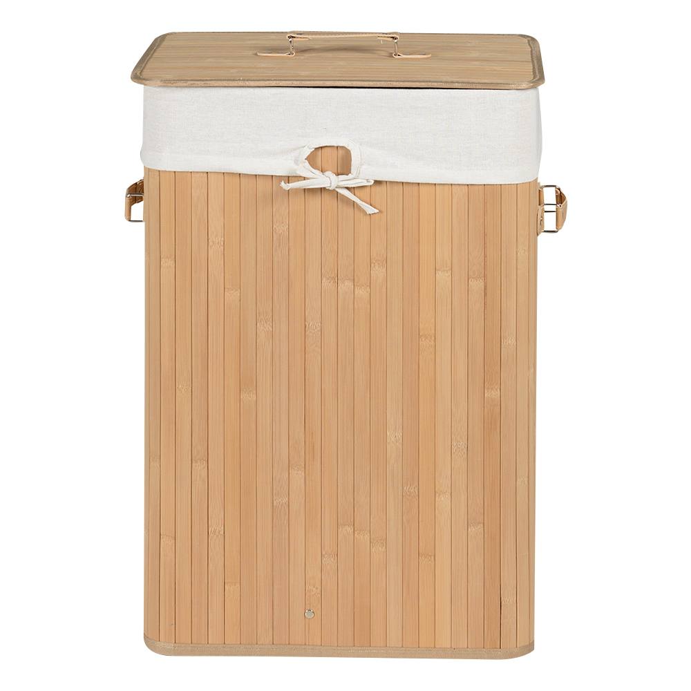 Panier à linge en bambou naturel