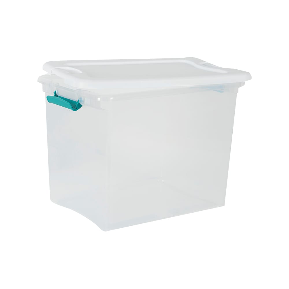 Bac de rangement avec couvercle clip 24 L