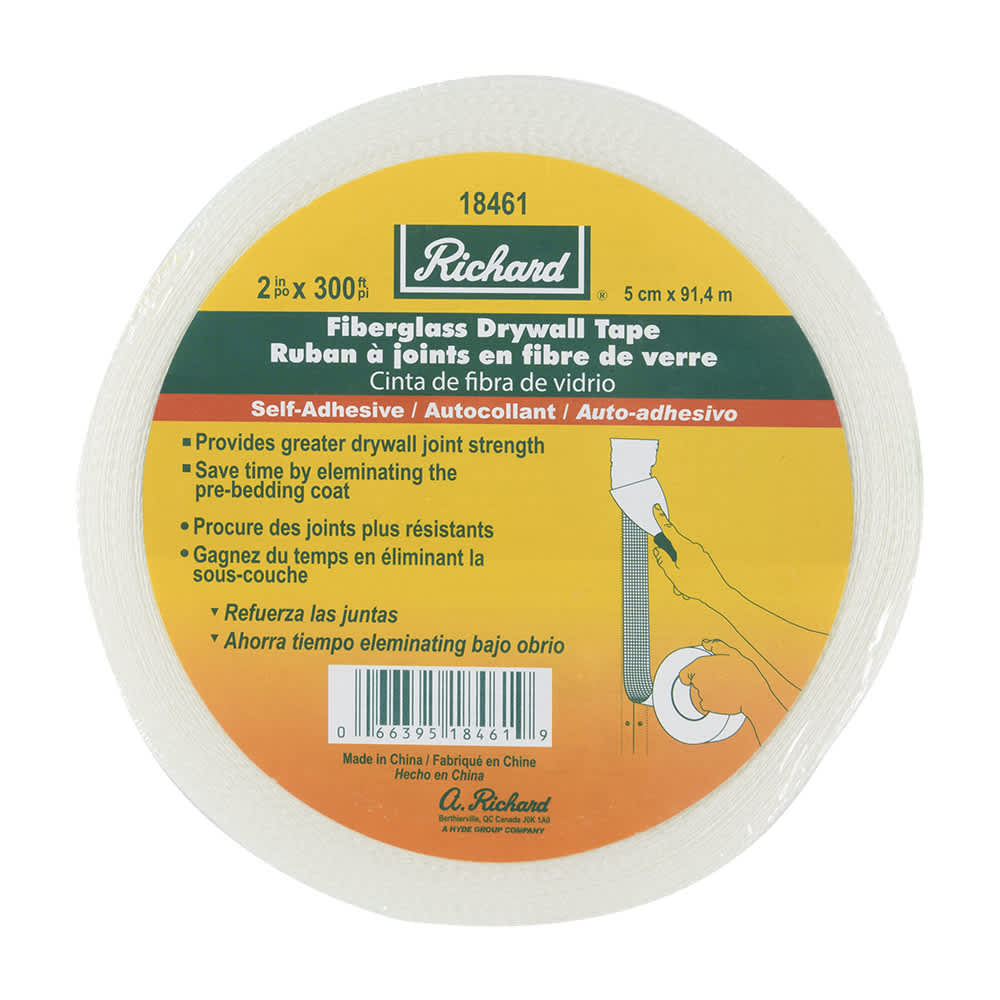 Ruban en fibre de verre pour joints de gypse 2 po x 300 pi