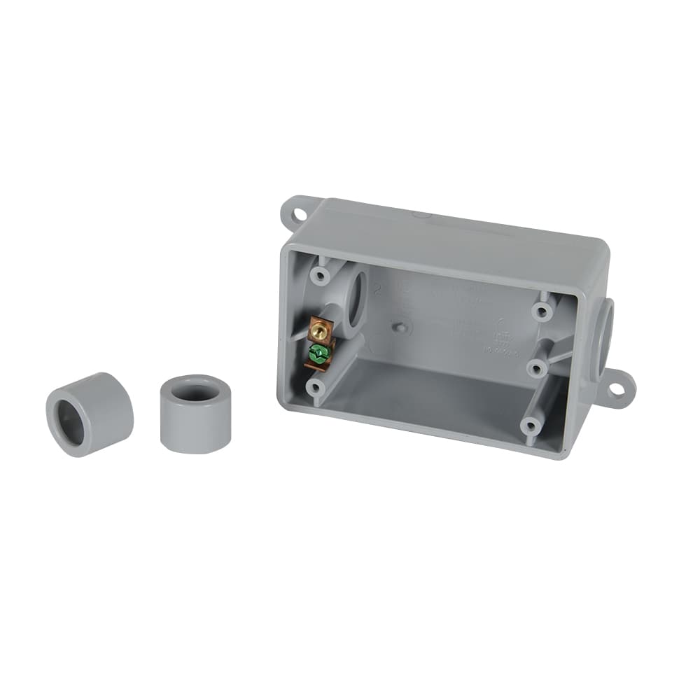 Single Gang PVC FSC Box 1/2 in. - 3/4 in.