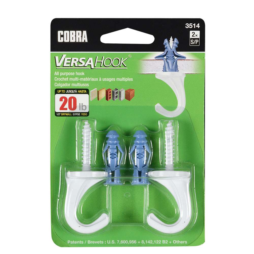 Crochets Versahook Petit Pqt/2