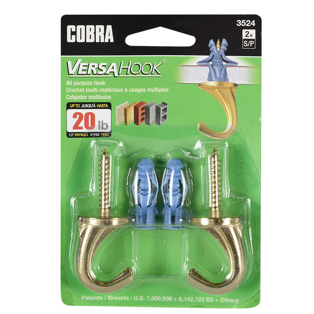All Purpose Versahook Hooks Pkg/2