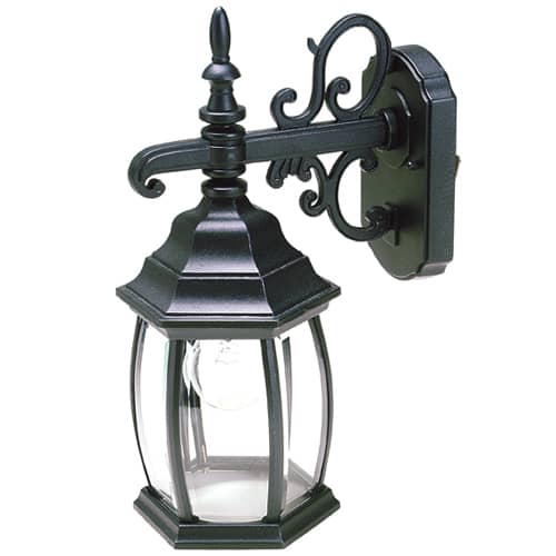 1-Light Outdoor Wall Mount Black