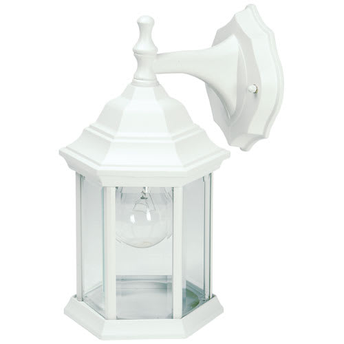 1-Light Outdoor Wall Mount White