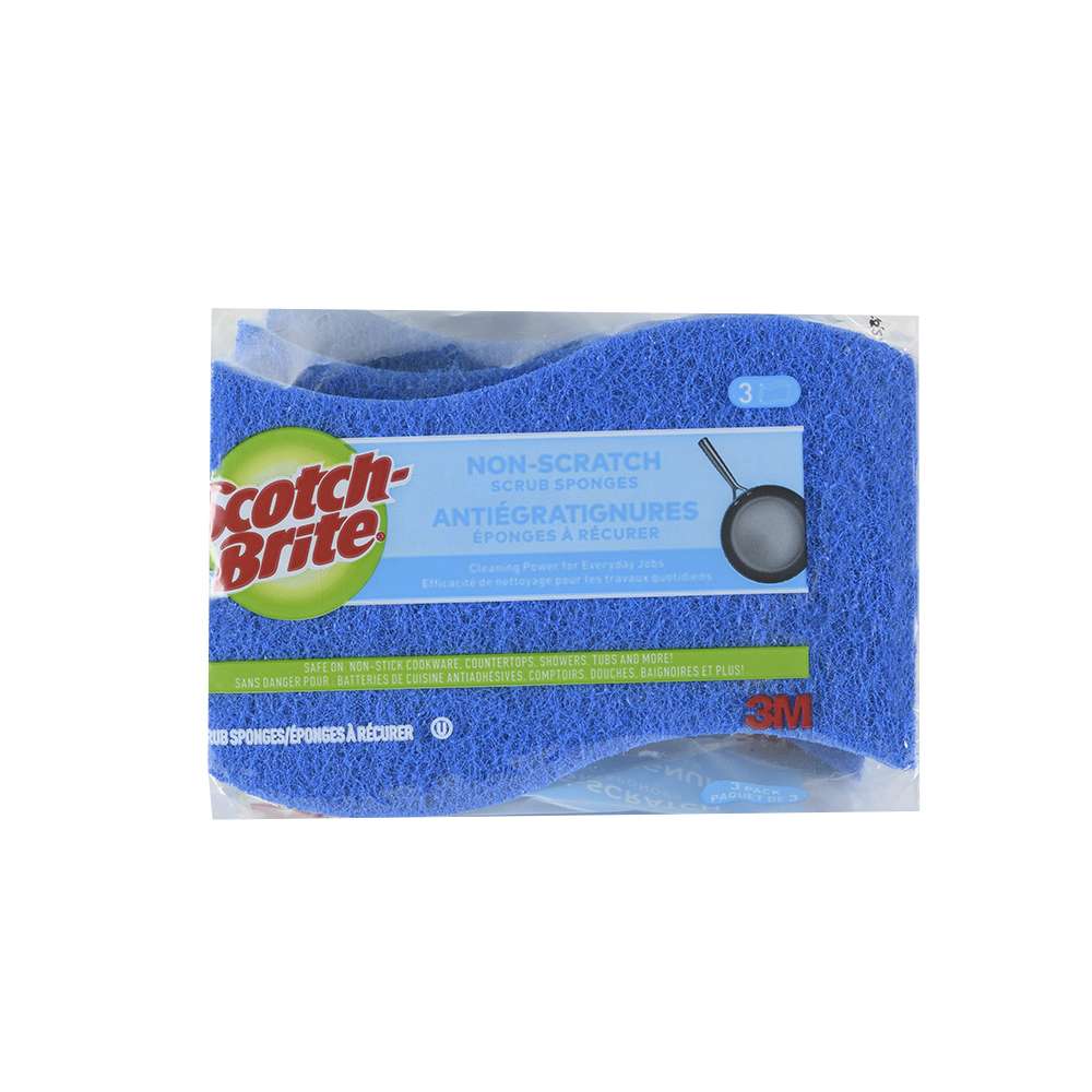 Tampons à récurer Scotch-Brite anti égratignures Pqt/3