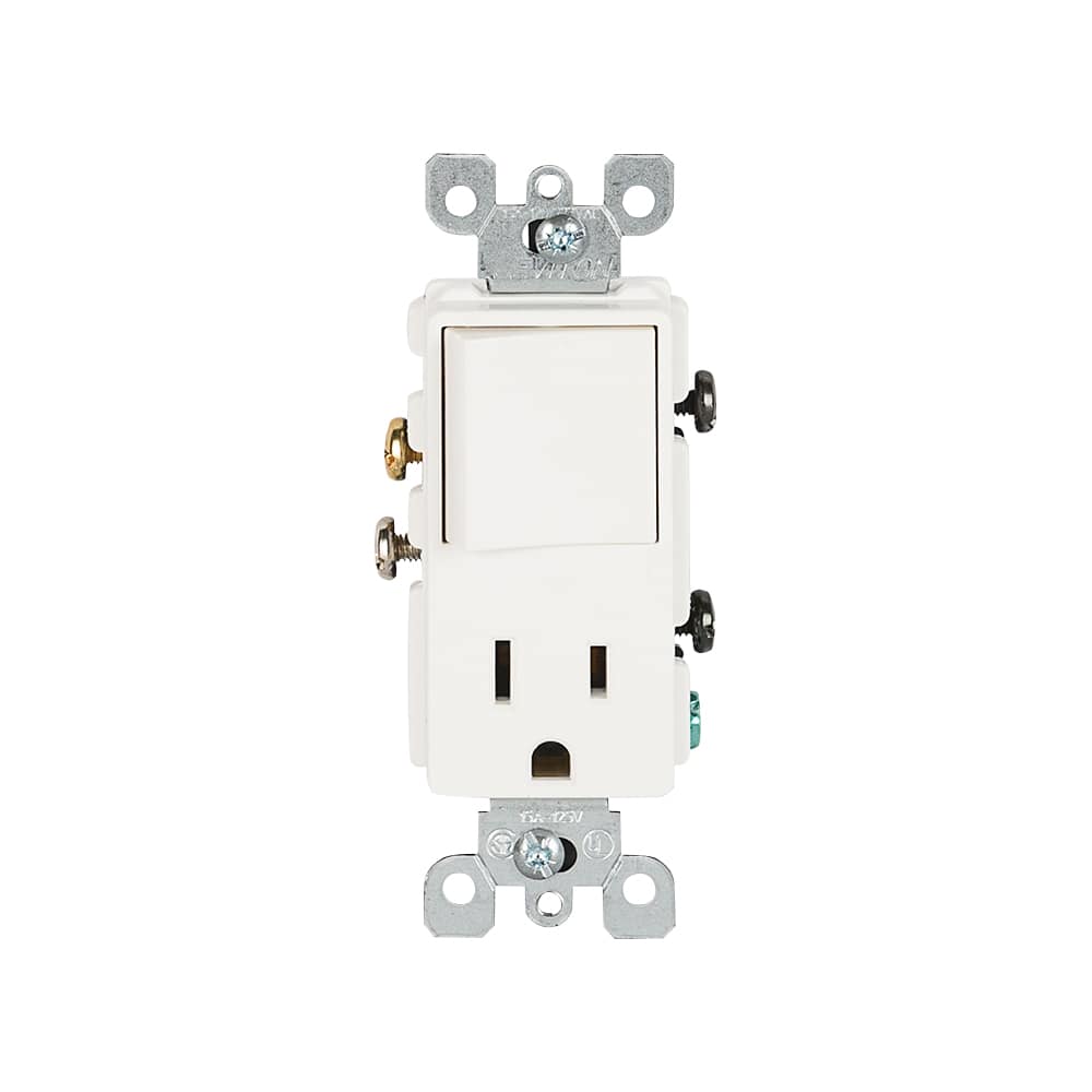 Interrupteur et prise unipolaire Decora