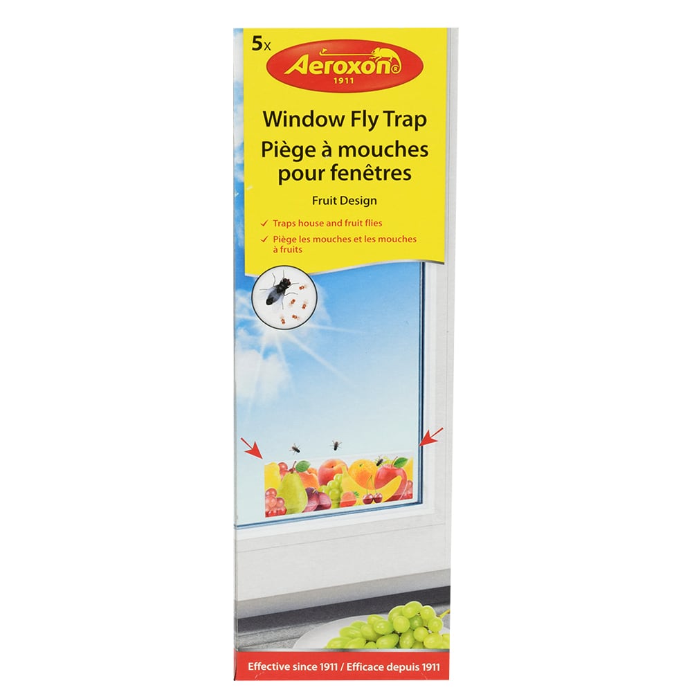 Collants à mouches pour fenêtre Pqt/5