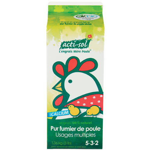 Fumier de poule 5-3-2, 1,36 kg