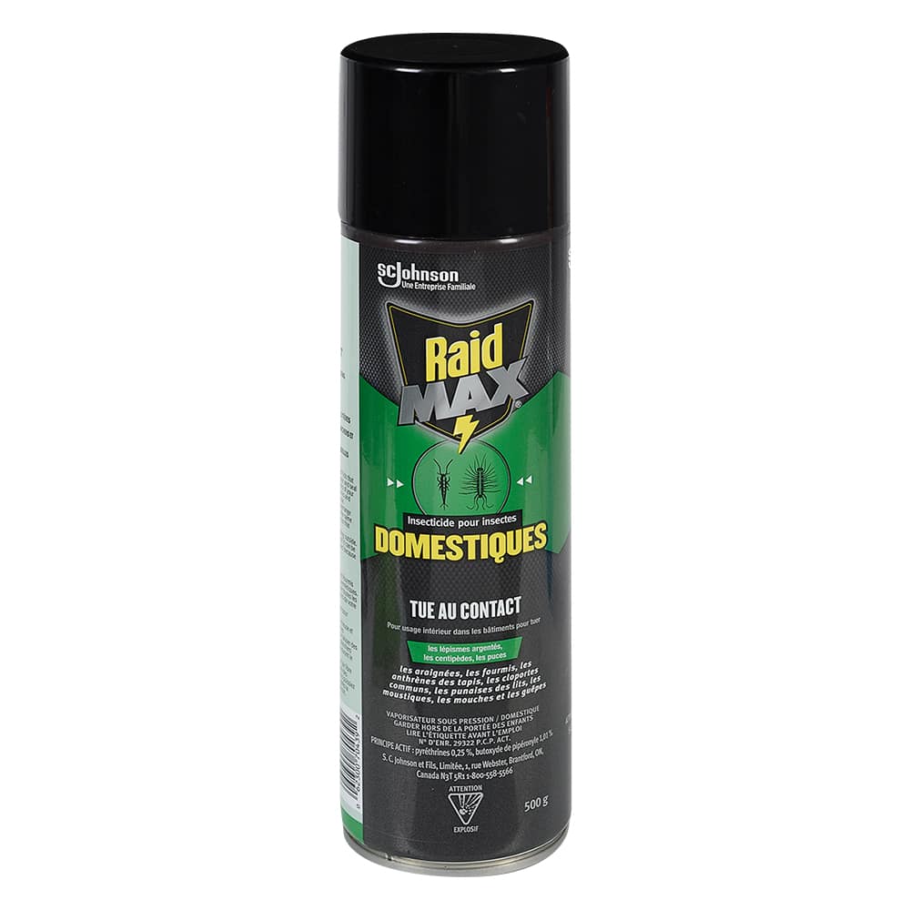 Insecticide pour insectes domestiques Raid Max 500 g