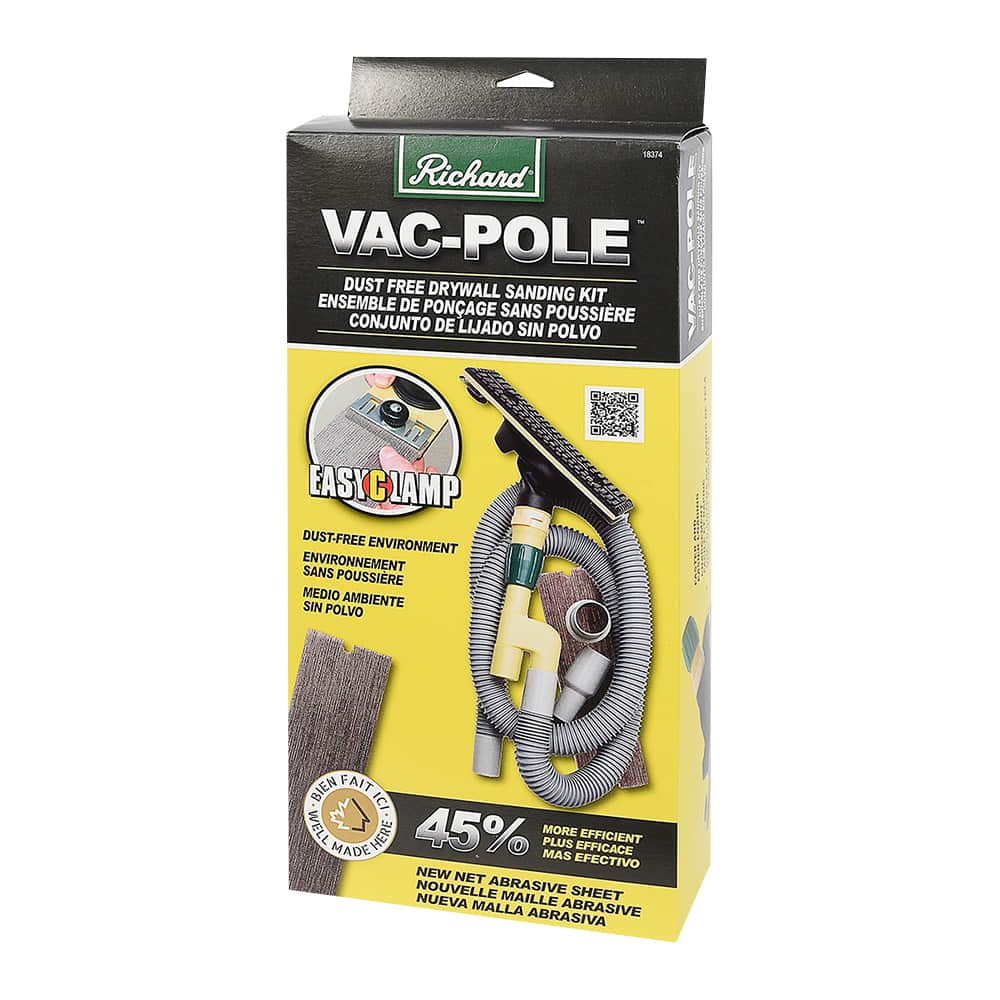 Ensemble de ponçage sans poussière Vac-Pole A. RICHARD