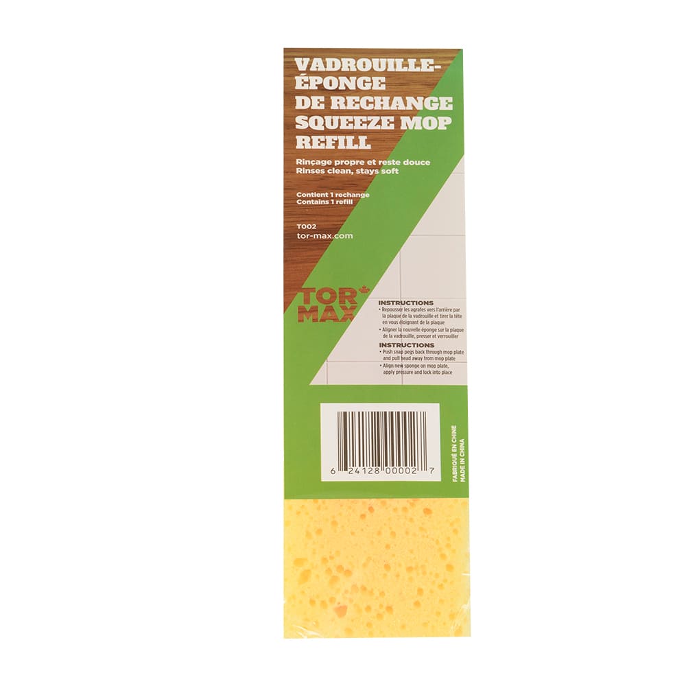 Éponge de rechange pour vadrouille Tormax