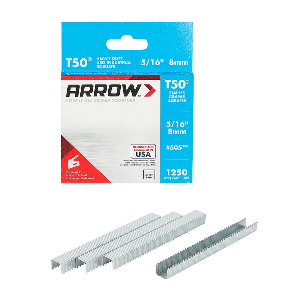 Agrafes T50 5/16 po Pqt/1&nbsp;250