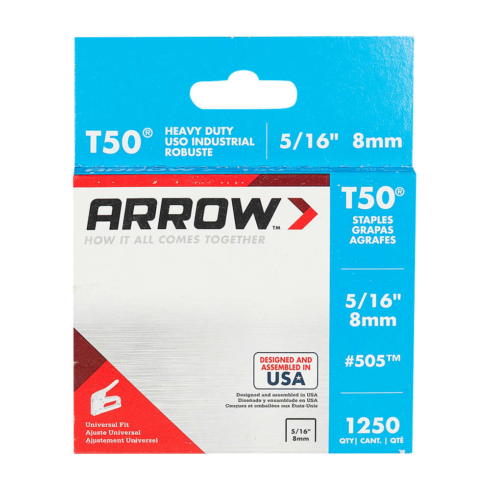 Agrafes T50 5/16 po Pqt/1&nbsp;250