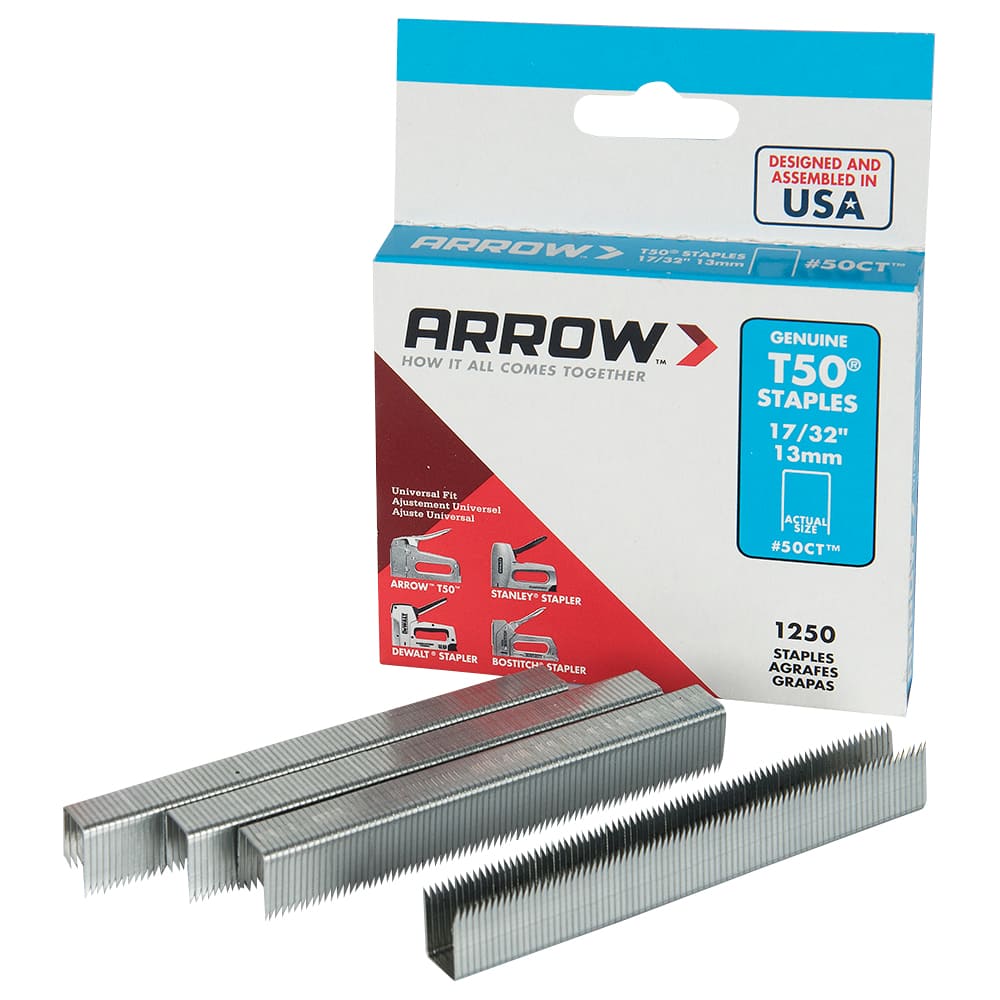 Agrafes T50, 17/32 po Ceiling Tile Pqt/1&nbsp;250