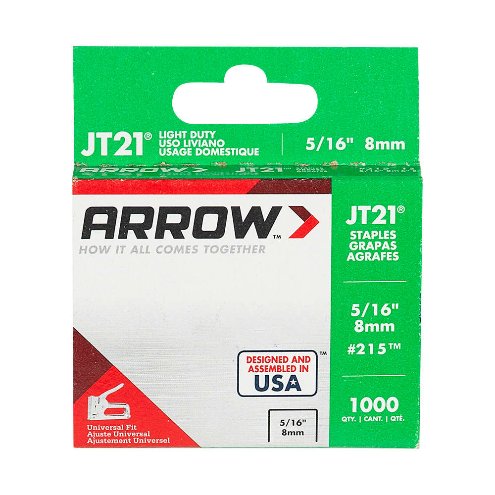 Agrafes JT21, 5/16 po Pqt/1&nbsp;000