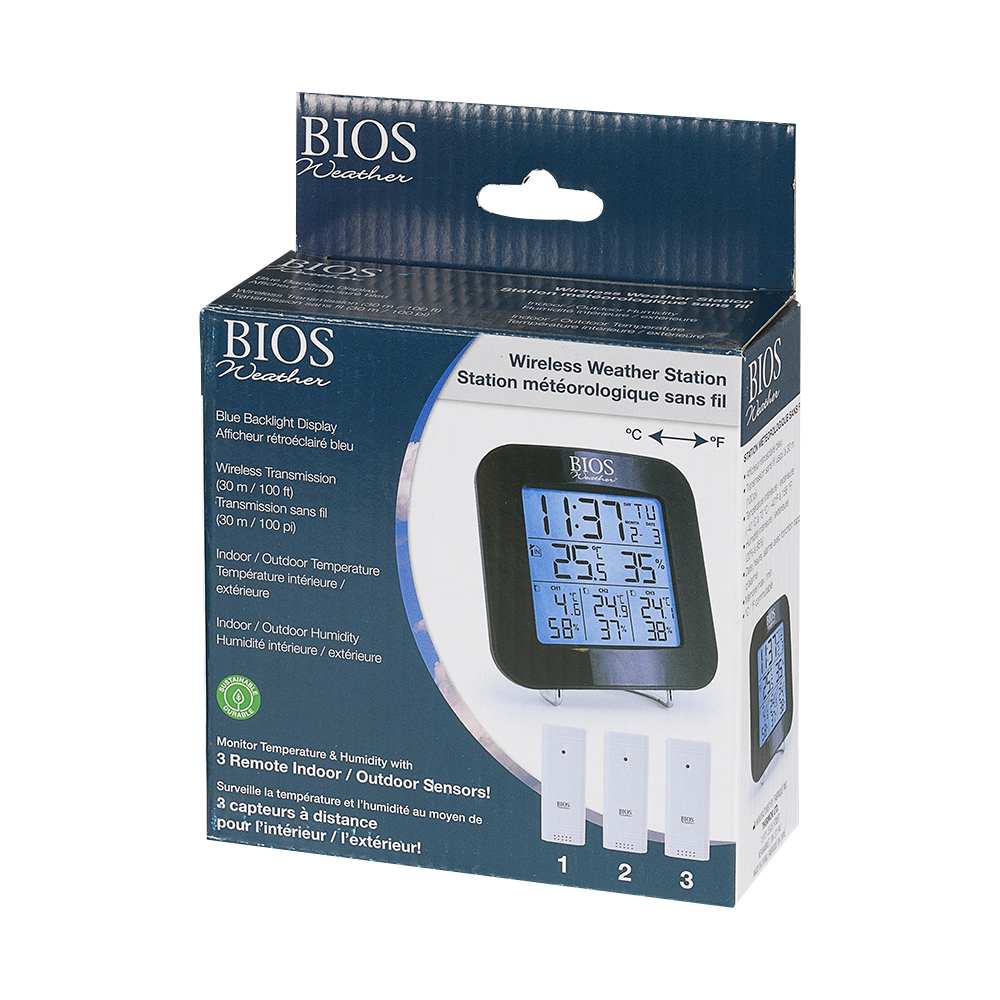 Thermomètre sans fil et capteurs extérieurs