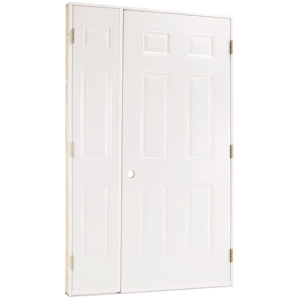Shed Steel Door with Side Panel 50 in. RH