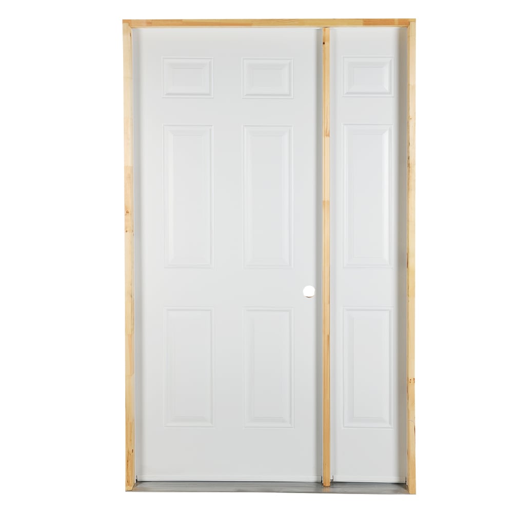 Shed Steel Door with Side Panel 50 in. RH