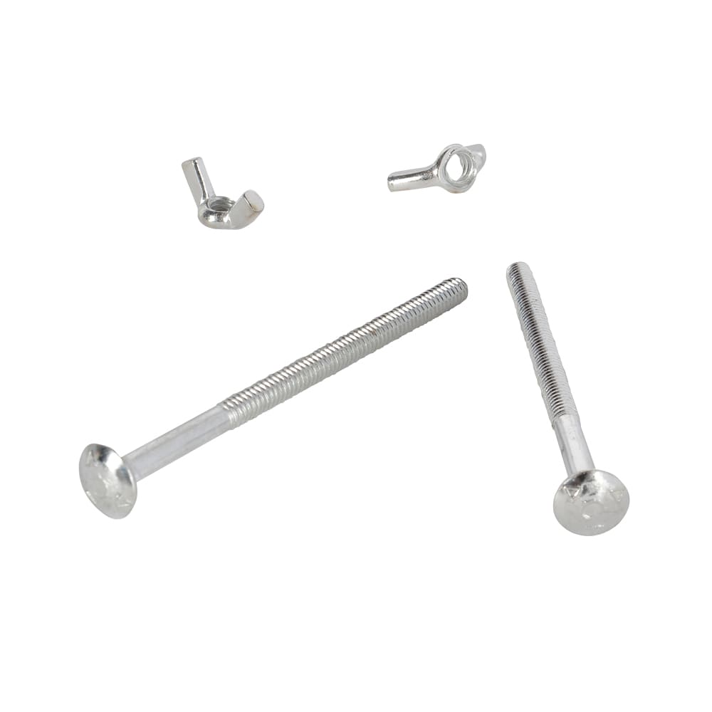 Bolts & Nuts for Car Shelter 1/4 in. x 4 in. Pkg/6