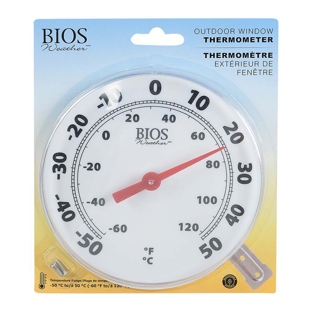 Thermomètre mural 6 po