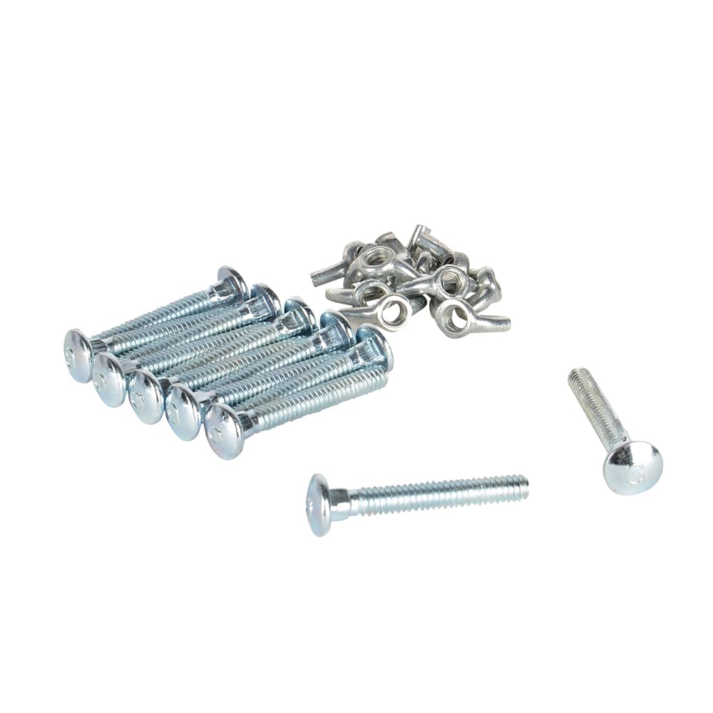 Boulons et écrous pour abri d'auto 1/4&nbsp;po&nbsp;x 1 3/4 po Pqt/12